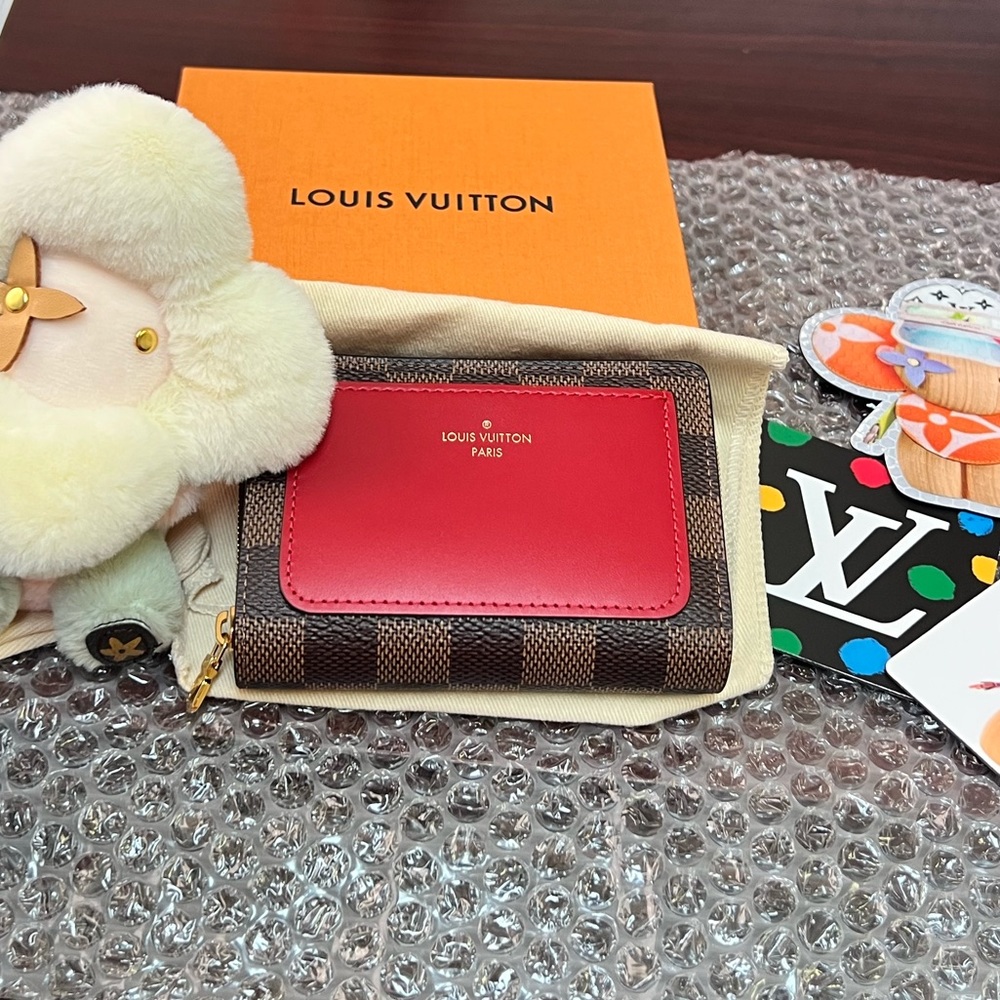 Louis Vuitton Damier Ebene Lou wallet